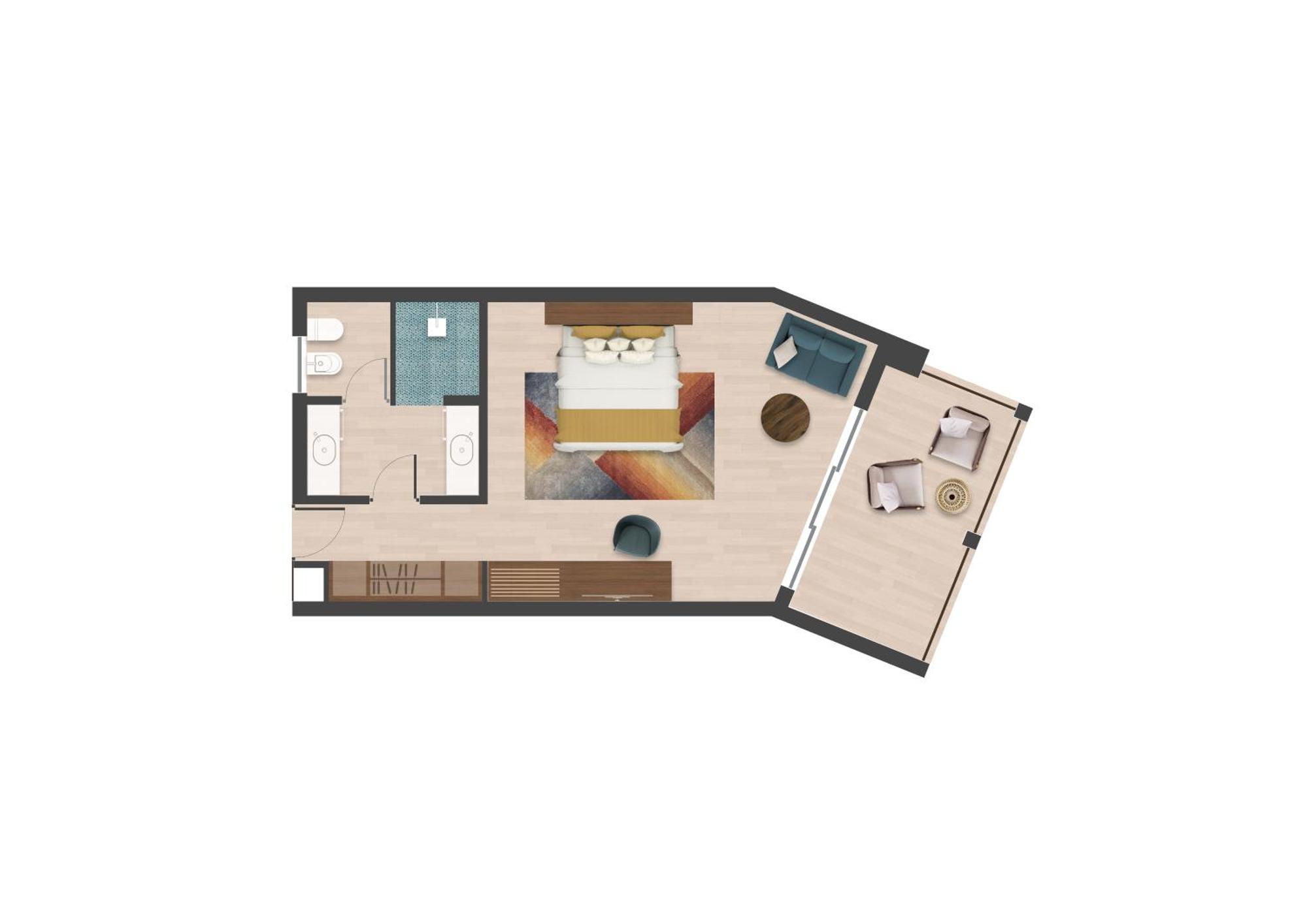 Hotel The Mora Zanzibar Matemwe  Zewnętrze zdjęcie Floorplan of a typical suite